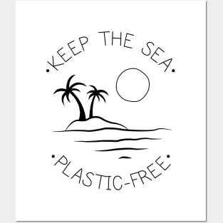 Keep the Sea Plastic-Free Posters and Art